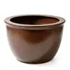 Tanque de peixes dourados cerâmico vintage Jingdezhen tradicional, tanque grande de água antigo para pátio, tanque para nenúfares e lótus, tanque de peixes tradicional