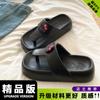 Chanclas de Moda Estilo Ins de Punta Cuadrada con Suela Gruesa Versátiles para Uso Exterior Sandalias de Verano Nuevas de Eva Antideslizantes con Altura