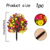 Arreglos de Flores Artificiales de Gloria de la Mañana de Venta Caliente Transfronterizos para Jardines, Decoraciones de Flores Artificiales de Flor Trompeta para Bodas, Fotografía al Aire Libre, Flores Falsas
