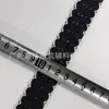 Tecido jeans com borda ondulada e adornos de strass, fita de tecido para bainhas de saia, cós, alças de ombro, acessórios de vestuário DIY, fita