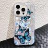 Comercio Exterior Más Vendido Funda de Teléfono Mariposa Ultra Brillante para iPhone 17 Modelo Nuevo Imd Transparente Apple 16Pm Funda Protectora Anti-Caídas