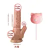 Dispositivo de Masturbación Femenina Juli'An con USB Retráctil y Oscilante para Lamer la Lengua, Dildo Totalmente Automático con Simulación de Carne Suave