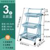 Carrito de puesto de mercado nocturno con ruedas universales, carrito móvil y extensible, carrito multifuncional para exteriores con rotación de 360 grados