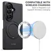 Adequado para capa de telefone com carregamento sem fio Samsung Z Fold 8 Ultra, proteção de 360 graus, fivela de anel rotativa, suporte de suporte magnético no quadro central