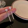Pendientes de plata con diseño de tulipán retro francés, con forma de flor de amor, con temperamento, de diamantes y moda coreana.
