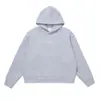 Moletom Casual com Capuz Cor Sólida Unissex Estilo Casal Marca Tendência Bordada High Street Outono e Inverno Novo Pesado Fresco Solto