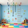 Estrutura de Escalada Pequena Nuvem Interna Barra Única de Parede Barra Suspensa para Puxar em Casa Treinamento Físico Infantil Escada Multifuncional