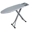 Tabla de planchar plegable estable con marco grueso para planchar ropa, tabla de planchar grande con cubo