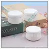 Frasco de crema en gel para esmalte de uñas con borde dorado de 15 g, recipiente para mascarilla facial de 15 g, botella de crema para manos, botella vacía para mascarilla de barro cosmético