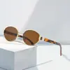 Óculos de Sol da Moda High-End Metal Oval Armação Pequena Novos Óculos de Sol da Moda para Fotos para Mulheres Celebridade da Internet