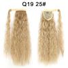 Xuchang Venta al por mayor Cinta Mágica Ola de Maíz Peluca de Cola de Caballo Cabello Largo Rizado para Mujeres Europeas y Americanas Extensiones de Cabello Ola de Lana Trenzas de Cola de Caballo