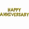 16 polegadas Celebração de ANIVERSÁRIO Terno de letras FELIZ ANIVERSÁRIO Balão de decoração de ANIVERSÁRIO de casamento de filme de alumínio