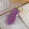 Llavero Colgante de Muñeco de Peluche Muñeco de Fruta y Verdura Muñeco de Ganchillo de Lana Colgante para Bolso Tejido a Mano Joyería de Punto