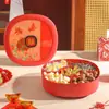 Plato de Dulces para Boda China Caja de Frutas Secas para el Día de Año Nuevo Popular entre Celebridades de Internet Plato de Comida para Sala de Estar del Hogar Plato de Frutos Secos para Inauguración de Casa Nueva Residencia
