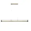 Lirio de Ensueño Luz Mecánica Bauhaus Luz Italiana Lujo Minimalista de Gama Alta Lineal Tira Larga Luminaria Colgante Minimalista para Comedor