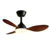Venta directa de fábrica 110v Ventilador de techo con luz estilo retro francés para comedor y dormitorio, modelo nuevo ventilador eléctrico lámpara de araña, ventilador de luz vintage del sur de Asia