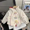 Casaco Feminino Outono Inverno 2026 Novo Estiloso Menina Pequena Jaqueta Acolchoada de Algodão Top Roupas Acolchoadas Espessadas Infantis Inverno