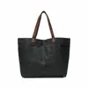 Bolso Tote Unisex Gran Capacidad Lona Encerada Bolso para Viajes Diarios Bolso de Hombro Impermeable Bolso de Compras de Alto Valor
