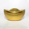 Lata de Ferro Lingote de Ouro Folha de Flandres Produtos de Ano Novo Lembrança Embalagem Dourada Doce Chocolate Doce de Casamento Lingote de Ferro Lata Personalizada