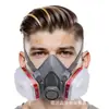 Máscara de gas media 6200 Premium para Pintura, Renovación, Lijado, Protección contra el Polvo, Pesticidas y Productos Químicos