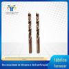Broca helicoidal de haste reta M35 com cobalto para perfuração de aço inoxidável, broca multifuncional, broca helicoidal M35 com cobalto