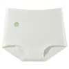 Roupa íntima feminina com fundo antibacteriano, Algodão colorido, Grau 10A, Cintura alta, Controle de barriga, Simples, Confortável, Amigável à pele, Algodão puro, Atacado para meninas