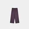 Nova Coleção Primavera e Verão Feminina Cânhamo Puro Casual Moda Versátil Solto Diário Calça Cropped Feminina FSY60831