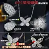 Colar GF Borboleta Fantasma Totalmente Cravejado Série Clássica para Mulheres Versão de Alto Padrão Laço de Ouro V Corrente de Clavícula de Luxo Leve de Nicho