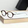 2026 Nuevo Marco de Lentes para Mujer Estilo Nerd Placa de Titanio Transfronteriza Ovalado Liso Look de Maquillaje Gafas Ópticas Keda Holiday 8340