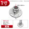 Conector de Tubería de Acero de 20/25/32mm Unión de Tubería de Aleación de Aluminio Hierro Conector de Tubería Galvanizada Barandilla Sujetador