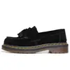 Mocasines de Gamuza con Borlas para Mujer, Zapatos de Cuero Genuino de Caña Baja, Zapatos Casuales de Moda Estilo Británico para Estudiantes con Punta Redonda