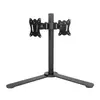 Base para monitor Ruisimei doble pantalla base espalda con espalda base para monitor soporte giratorio para computadora base de escritorio