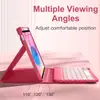 Adecuado para Apple iPad A16 Teclado Bluetooth Retroiluminado Funda Protectora Air110.9 Ranura de Carga para Lápiz Funda para Tableta M4
