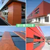 Decoración de Pared Exterior Tablero Anti-UV, Tablero Decorativo Exterior HPL Laminado de Resina Curada Prensado en Caliente, Resistente al Agua y a Prueba de Sol para Exteriores
