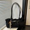 Bolso Tote de Gamuza de Gran Capacidad Casual Transfronterizo 2025 Estilo Coreano para Viajes Diarios Súper Popular Bolso de Hombro Tote de Gama Alta Tendencia