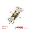 Pista Inferior de Rodamiento de Rueda de Cobre para Puerta Corredera de Madera Antigua Accesorios para Puertas Correderas de Muebles Armarios Armarios Polea de Rueda para Puerta Corredera Ranura de Riel de Cobre