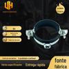 Braçadeira de tubo PPR 1.2 braçadeira de tubo de metal grosso tubo de abastecimento de água aro fixo auto-roscante braçadeira de tubo de ferro de couro preto