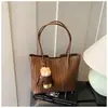 Estilo Transfronterizo 2026 Retro Simple Tejido Nuevo Otoño e Invierno Europeo y Americano Versátil Gran Capacidad Bolso de Mano de Hombro Moda