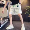 Pantalones cortos de cinco puntos para hombre 2023 nuevo verano celebridad de Internet marca de moda casual combinan con todo pantalones de longitud media moda