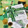 Cinta Impresa Transfronteriza YAMA St. Cinta del Día de San Patricio Cinta Decorativa del Día Irlandés Trébol Verde