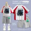 Conjunto de Camiseta y Shorts con Estampado Delta Force Weilong para Niños Ropa Deportiva de Verano Transpirable para Niños