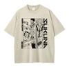 [Transfronterizo 230g] Camiseta Retro Lavada de Anime J-Jujutsu K-Kaisen Choso
