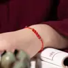 Pulseira Fio Vermelho Cinnabar Jianyu Pulseira de Areia Vermelha Tornozeleira Joia Fábrica de Pulseiras Transmissão ao Vivo Dropshipping S1122539