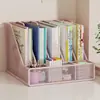 Estante de Almacenamiento para Escritorio Estante de Almacenamiento para Archivos Estantería de Múltiples Niveles Gran Capacidad Portadocumentos Organizador de Archivo de Documentos A4