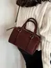 Bolso de Terciopelo Gamuzado para Mujer 2026 Nuevo Otoño Retro Bolso de Mano con Patrón de Piedra Merade Bolso Cruzado Casual para Hombro