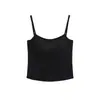 Camiseta sin mangas de encaje transparente sexy estilo Deseo Puro con Copas Verano Versátil Ajuste Delgado Corta Top Hot Girl para Mujer