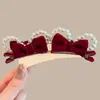 Nuevo Pasador Estilo Coreano Lazo Pinza Pequeña Femenino Gama Alta Lindo Pasador de Princesa Pasador para Flequillo Lateral Accesorios para el Cabello