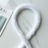 Accesorios Personalizados para Qipao, Chaqueta de Plumas, Adorno, Encaje para Traje Tang, Adorno de Piel de Visón Blanco, Cuello de Piel, Adorno Largo de Piel en Tira