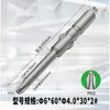 Punta de Destornillador en Forma de Cruz de 6 mm Acero Ts2 Grado Industrial Fuerte Magnética Templada Destornillador en Forma de Cruz Eléctrica Fuerte Magnética Broca para Taladro Venta al por Mayor