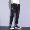 Jeans de Trabajo de Marca de Moda para Hombre Primavera y Otoño Nuevos Pantalones Acortados Sueltos Pantalones Largos Casuales Harlan